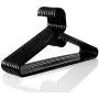 TINEFF Heavy Duty Plastic Hangers. Black Color, 24 Pack. Made in USA TINEFF Heavy Duty Plastic Hangers. Black Color, 24 Pack. Made in USA