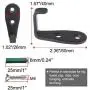 uxcell Wall Hooks Metal Wall Mounted L Type Scarf Coat Prong Robe Hooks Clothes Hanger Holder Storage w Screws uxcell Wall Hooks Metal Wall Mounted L Type Scarf Coat Prong Robe Hooks Clothes Hanger Holder Storage w Screws