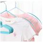 10pcs Children Baby Clothes Hanger Clothes Drying Rack Non-Slip Metal Shirt Hook Hangers Coat Hanger Clothes Random Color