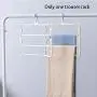 Multi Layers Trousers Hanger,Clothes Pants Hangers, Trouser Hangers,3 Layers Multifunctional Closet Hanger Swing Arm Space Save Closet Storage Organizer for Scarf, Trouser(Grey)