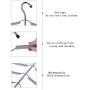 Tornado Clothes Hangers Multi Layer Shirts Rack Non Slip Closet Sponge Anti-Slip Multi-Purpose Hanger Rack Household