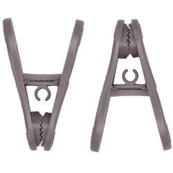 Corodo Hanger Clips 60 Pack, Multi-Purpose Hanger Clips for Hangers, Grey Finger Clips for Plastic Clothes Hangers, Pants Hangers Clips