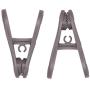 Corodo Hanger Clips 60 Pack, Multi-Purpose Hanger Clips for Hangers, Grey Finger Clips for Plastic Clothes Hangers, Pants Hangers Clips Corodo Hanger Clips 60 Pack, Multi-Purpose Hanger Clips for Hangers, Grey Finger Clips for Plastic Clothes Hangers, Pants Hangers Clips