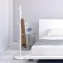 Coat Rack Simple Clothes Rack Vertical Hanger, Red Color,Wood Color, White, Black,39cm39cm163cm Haiming (Color : White) Coat Rack Simple Clothes Rack Vertical Hanger, Red Color,Wood Color, White, Black,39cm39cm163cm Haiming (Color : White)