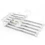 5pcs Random Color 5 in 1 Pant Rack Stainless Steel Clothes Hangers Multi-Functional Wardrobe Magic Hanger