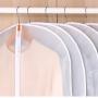 pekox 10Pack (24&quotx11&quotx2") Storage Travel Shoulder Covers for Clothes Clothing dust Cover Dust Bags Cover Dress Bag Hanging Garment Bag US