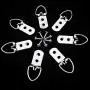 D Ring Picture Hangers 60 Pcs (2 Hole with Screws) for Picture Frames Hanging
