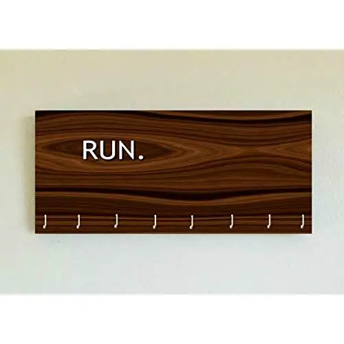 Race Medal Holder/Running Medal Hanger RUN - Wood Wall Mounted Medal Organizer. CUSTOMIZATION Available Race Medal Holder/Running Medal Hanger RUN - Wood Wall Mounted Medal Organizer. CUSTOMIZATION Available