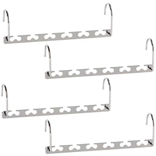 Giftol Space Saving Hangers Metal Hanger Magic Cascading Hanger Closet Clothes Organizer(4 Pack)