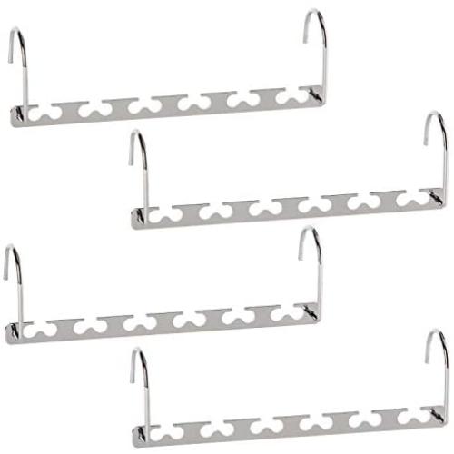 Giftol Space Saving Hangers Metal Hanger Magic Cascading Hanger Closet Clothes Organizer(4 Pack)