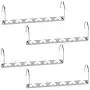 Giftol Space Saving Hangers Metal Hanger Magic Cascading Hanger Closet Clothes Organizer(4 Pack)