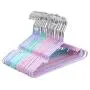 10pcs Home Metal Hanger Windproof Anti-Skid Clothes Hanger No Trace Clothing Support Thicken Hanger (Random Color) 10pcs Home Metal Hanger Windproof Anti-Skid Clothes Hanger No Trace Clothing Support Thicken Hanger (Random Color)