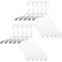 10PCS Simple Plastic Dipping Clothes Hanger Non-Slip Drying Rack Seamless Skidproof Shops Laundry Holder Color Random