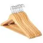 10pcs Solid Wood Hanger Non-Slip Hangers, Clothes Hangers Shirts Sweaters Dress Hanger Drying Rack for Home 10pcs Solid Wood Hanger Non-Slip Hangers, Clothes Hangers Shirts Sweaters Dress Hanger Drying Rack for Home