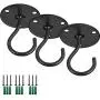3 Pcs Wall Mount Ceiling Hooks, Ceiling Hooks Heavy Duty, Iron Ceiling Hooks for Plants, Hanging Bird Feeders, Wind Chimes, Outdoor Decoration Hooks 3 Pcs Wall Mount Ceiling Hooks, Ceiling Hooks Heavy Duty, Iron Ceiling Hooks for Plants, Hanging Bird Feeders, Wind Chimes, Outdoor Decoration Hooks