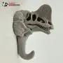 PANDA SUPERSTORE 3pcs Lifelike Dinosaur Fossils Skeleton Resin Wall Hooks Kids Room Decor Hooks for Key Coat Hanger PANDA SUPERSTORE 3pcs Lifelike Dinosaur Fossils Skeleton Resin Wall Hooks Kids Room Decor Hooks for Key Coat Hanger