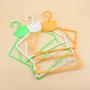 wing1 5PCs Childrens Siamese Clothes Hangers for Clothing Store Plastic Tubular Slotted Child Baby Clothing Hanger Storage Organizer,K
