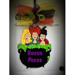 Sanderson Sisters door hanger Hocus Pocus wreath