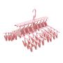 HJYPYJ Magic Hanger,Multifunction Folding Hanger,No Glitches PP Space-Saving Organizer Hanger Rotate/Pink / 52x42x25cm