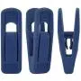 Trgowaul 20 Pack Velvet Pants Hanger Clips, Finger Clips for Hangers, Strong Pinch Grip Clips for Use with Slim-line Clothes Hangers, Clips for Velvet Hangers (Dark Blue)