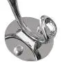 uxcell Dual Wall Hooks Zinc Alloy Rack Wall Mounted Clothes Hanger Storage w Screws Plating Finish, Silver Tone uxcell Dual Wall Hooks Zinc Alloy Rack Wall Mounted Clothes Hanger Storage w Screws Plating Finish, Silver Tone