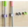 Longay Magical Wall Mounted Mop Organizer Holder Brush Broom Hanger Storage Rack (White) Longay Magical Wall Mounted Mop Organizer Holder Brush Broom Hanger Storage Rack (White)