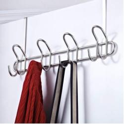 ZHAO YING Space Saving Hangers Cloth Hanger Closet Organizer Multifunctional Stainless Steel Hanger for Wardrobe Storage Closet (Color : Silver, Size : 1 Packs)