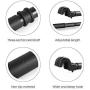 LITTLEMOLE Car Clothes Hanger Bar, Expandable Vehicle Clothing Rod Garment Rack Holder, Heavy Duty Metal and Rubber Grips