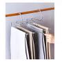 HJYPYJ Magic Hanger,Non-Slip Fold Multifunctional Hanger Pants Rack,Telescopic Rod Space-Saving Organizer Hanger Durable/As Shown / 33x26x18cm