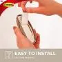 Command Large Traditional Plastic Hook, Brushed Nickel, 1-Hook, 2-Strips, Organize Damage-Free Command Large Traditional Plastic Hook, Brushed Nickel, 1-Hook, 2-Strips, Organize Damage-Free