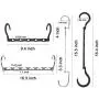 QsQueen Magic Clothe Hanger Pack of 10 Space Saving Clothes Hangers Multi Functional Metal and ABS Plastic Closet Organizer Hanger for T-Shirts, Blouses, Pants and Coats QsQueen Magic Clothe Hanger Pack of 10 Space Saving Clothes Hangers Multi Functional Metal and ABS Plastic Closet Organizer Hanger for T-Shirts, Blouses, Pants and Coats