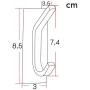 YIGII Towel Hook/Adhesive Hooks - Wall Hooks for Coat/Robe/Towels Stick on Bathroom/Kitchen 4-Pack, Stainless Steel