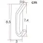 YIGII Towel Hook/Adhesive Hooks - Wall Hooks for Coat/Robe/Towels Stick on Bathroom/Kitchen 4-Pack, Stainless Steel