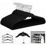 10Pcs Non Slip Velvet Suit Clothes Hangers Wardrobe Home Organizer