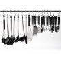 One76 10 Pack S Shaped Hanging Hooks, Heavy Duty Stainless Steel S Hooks Pan Pot Holder Rack Hooks Hanging Hangers for Kitchenware Pots Utensils Clothes Bags Towels Plants (10Pcs Silver)