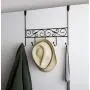 Inspired Living by Mesa Inspired Living Over The Door Hanger 5 Organizer in Oil Rubbed Bronze Spiral Collection utility-hooks,