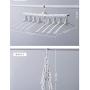 Bamboo Rotatable Thickened Hanger Multifunctional Storage Artifact Folding Multi-Layer Magic Clothes Shelf Hanger Save Space