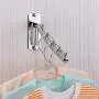 WEBI Clothes Hanger Wall mounted-180 Degree Swing Arm Space Saving-Clothes Drying Rack for Laundry Room- Stainless Steel 304, Wall Mount, Chrome