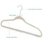 Estink Flocking Clothes Hanger,20 Pack 17.5 Estink Flocking Clothes Hanger,20 Pack 17.5
