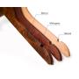 Topline Classic Wood Shirt Hangers - Cherry Finish (10-Pack)