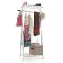 TD Racks Solid Wood Coat Rack Hanger Hangers Clothes Rack Landing Bedroom Room Bag Rack (Size : 80 cm)