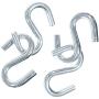 Paracord Planet - 4 Packs - S Shaped Hooks S Hanging Hooks S Metal Hanger - 3/8 Inch Thick, 3 Inches Long