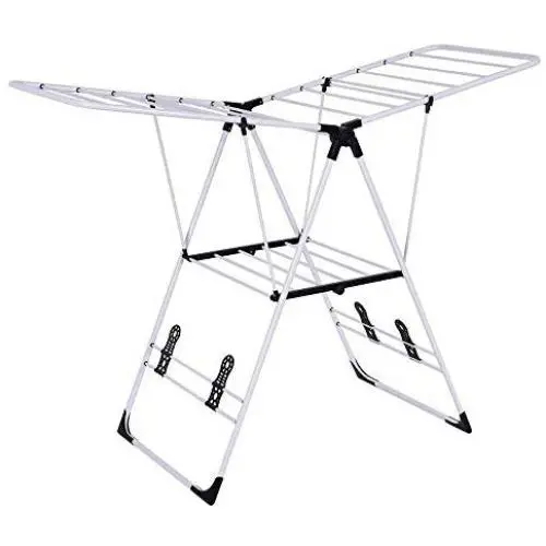 Black Laundry Clothes Storage Drying Rack Portable Folding Dryer Hanger Heavy DutyBLACK Laundry Clothes Storage Drying Rack Portable Folding Dryer Hanger Heavy Duty Black Laundry Clothes Storage Drying Rack Portable Folding Dryer Hanger Heavy DutyBLACK Laundry Clothes Storage Drying Rack Portable Folding Dryer Hanger Heavy Duty