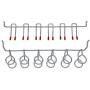 114 pcs Pegboard Hooks Assortment with Metal Hooks Sets, Pegboard Bins, Peg Locks for Organizing Storage System Tools