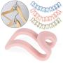 20Pcs Color Random Creative Mini Clothes Hanger Plastic Home Easy Hook Closet Organizer Storage Rack Holder Hook DIY Clothes Hanger