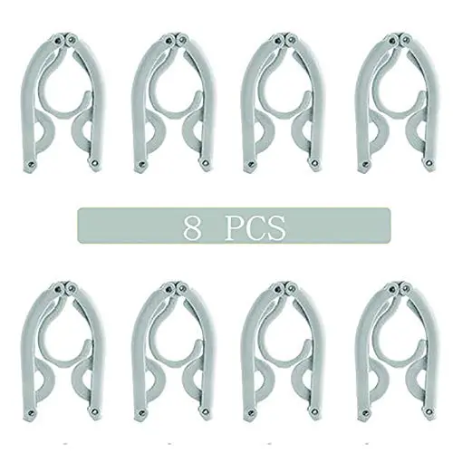 HJYPYJ Magic Hanger,Portable Multifunctional Hangers,Non-Slip Folding Hangers,Space Saving Organizer Hanger Durable/Blue / 40x20cm HJYPYJ Magic Hanger,Portable Multifunctional Hangers,Non-Slip Folding Hangers,Space Saving Organizer Hanger Durable/Blue / 40x20cm