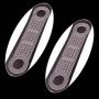 50 Pieces Clear Non-Slip Rubber Clothing Hanger Grips Clothes Hanger Strips Use for Wood and Plastic Hangers