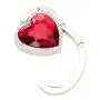 Foldable Purse Handbag Hanger Hook Holder Heart Shape Red Foldable Purse Handbag Hanger Hook Holder Heart Shape Red