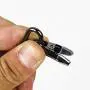 Cabilock Clothes Hanger 10pcs Black Metal Hanger Non-Slip Underwear Rack Underpants Clips for Shop Clothing Store
