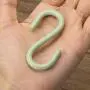 Mini Skater 2.5'' Small Plastic S Shaped Hooks, Multifunctional Portable S Shape Hanging Hooks for Hanging Plants, Kitchen, Bathroom Hook Clothes S-Hooks(10Pcs,Light Green) Mini Skater 2.5'' Small Plastic S Shaped Hooks, Multifunctional Portable S Shape Hanging Hooks for Hanging Plants, Kitchen, Bathroom Hook Clothes S-Hooks(10Pcs,Light Green)